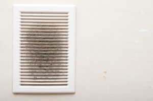 Dirty vent contributes to poor IAQ